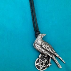 Raven necklace